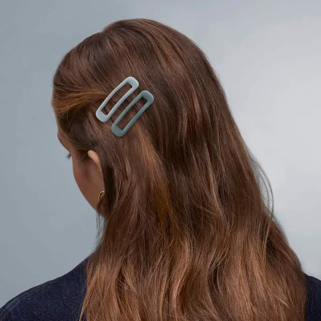 Alt view image 5 of 7 - 20 PCS Small Rectangle Hair Barrettes For Women Non Slips Snap Clips For Thin Fine Hair, Matte Multi-colored,1.97 x 0.55Inch