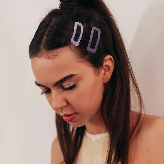 Alt view image 4 of 7 - 20 PCS Small Rectangle Hair Barrettes For Women Non Slips Snap Clips For Thin Fine Hair, Matte Multi-colored,1.97 x 0.55Inch