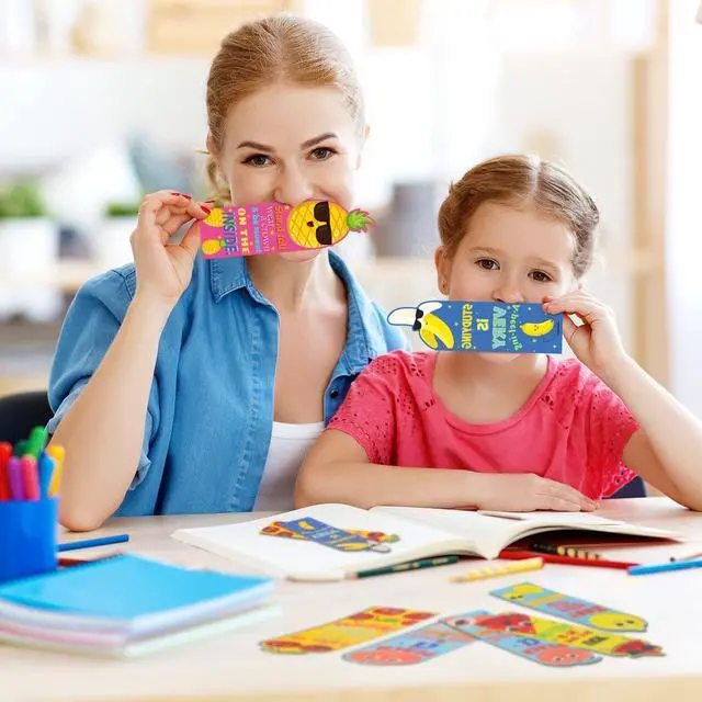 Alt view image 7 of 7 - Fainne 60 Pcs Fruit Scented Bookmarks for Kids Scratch and Sniff | Student Classroom Rewards, Back to School Favors, 1st 2nd 3rd Must Haves, Teacher Essentials, Book Club Reading Gifts