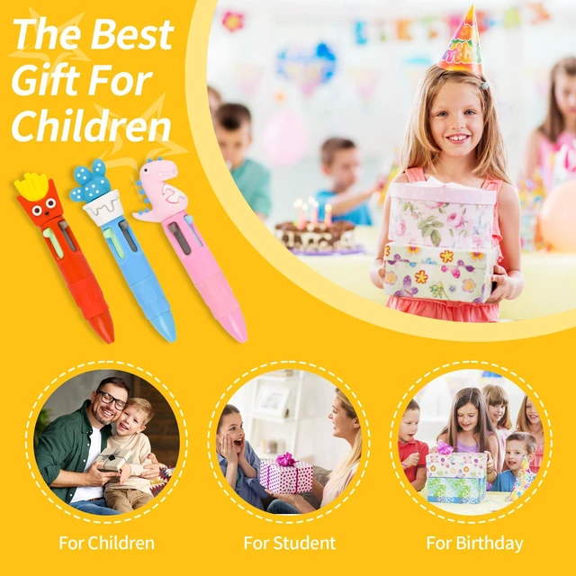 Alt view image 6 of 7 - LiYiQ 25 PCS Multicolor Pen in One Fun 4-in-1 Cute Pens Bulk Kawaii Cool Ballpoint Pens for Kids Fun Gifts