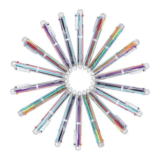 Alt view image 7 of 7 - favide 22 Pack 6-in-1 Multicolor Pen for Children Gift Kids Party Favors | 0.5mm 6-Color Fun Kawaii Ballpoint Pens for Birthdays Office School Supplies Students Children Gift,Kids Party Favors