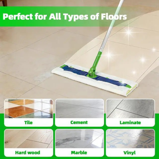 Alt view image 6 of 7 - 30 Count XL Dry Sweeping Cloths Refills Compatible with Swiffer Sweeper,Heavy-Duty Disposable Dry Mopping Pads,Multi-Surface Pet Dry Pads Replacement Floor Cleaner for Dust, Hair, Dirt