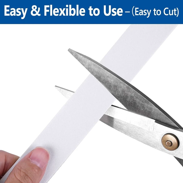 Alt view image 4 of 6 - Self Adhesive Foam Tape Weatherstrip 1/2in x 1/4in x 16.5Ft High Density Foam Insulation Strips Seal Weather Stripping with Strong Adhesive for Door and Window Sound Isolation Soundproofing