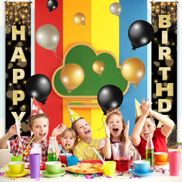 Alt view image 6 of 6 - Birthday Decorations Banner, Happy Birthday Door Sign for Men Women Boys Girls Ideal Birthday Decorations Party Supplies Outdoor Indoor 72 x 12 Inch