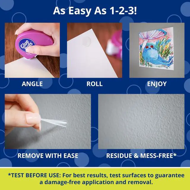 Alt view image 3 of 6 - 375" Poster Dot Disposable Dispenser - 200 Clear Dots