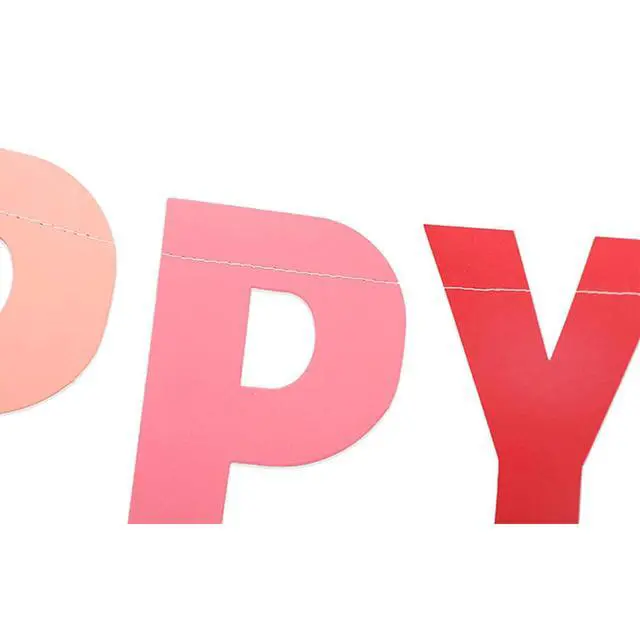 Alt view image 3 of 7 - Happy Birthday Banner, Personalized Colorful Gradient Letters Banner, Rainbow Birthday Party Circle Dots Hanging Decorations for Kids Baby Adults Birthday Decorations Party Supplies