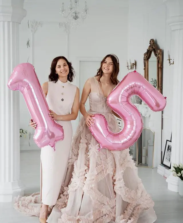 Alt view image 6 of 7 - 40 Inch Pink Number 1 Balloon, 1st Birthday Decoration Boys Girls | Large Self Inflating Number Balloons, Mylar Foil Helium Balloon for Women Men Party Anniversary Supplies Reusable