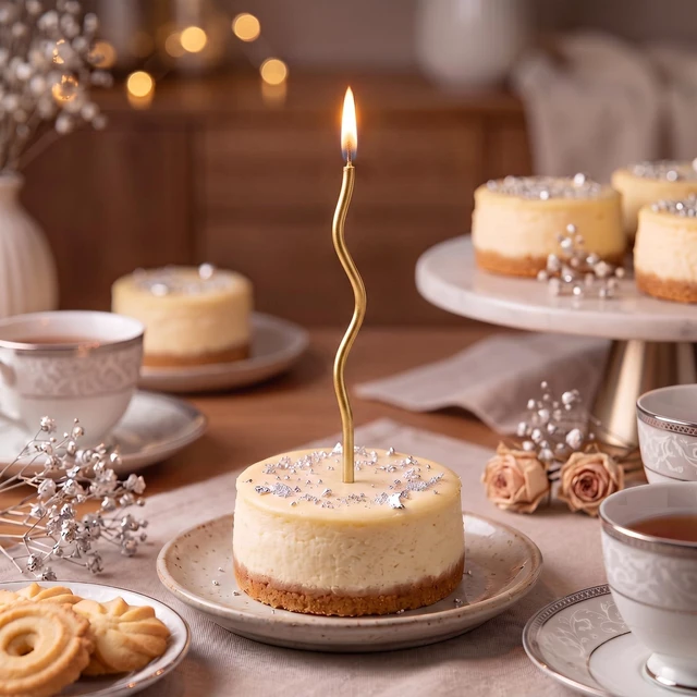 Alt view image 5 of 6 - 12 Pcs Twisted Birthday Candles with Holders, Gold | Spiral Metallic Thin Long Cake Candles with Holders, for Cupcake Topper, Birthday Wedding Party, Anniversary Decor