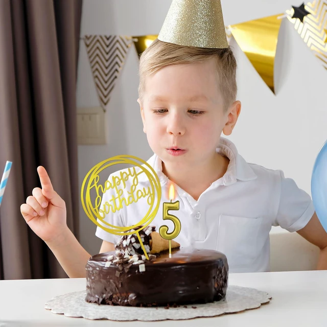 Alt view image 6 of 7 - 10-Piece Number Birthday Candles - Glitter Cake Toppers for Birthday & Wedding Parties