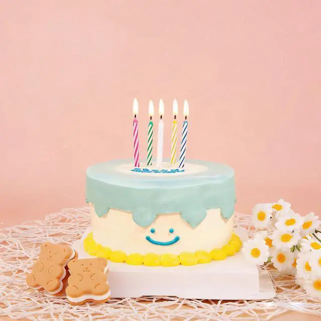 Alt view image 3 of 5 - 288-Count Multicolored Birthday Candles, Spiral Candles, Cupcake Candles, Party Celebration