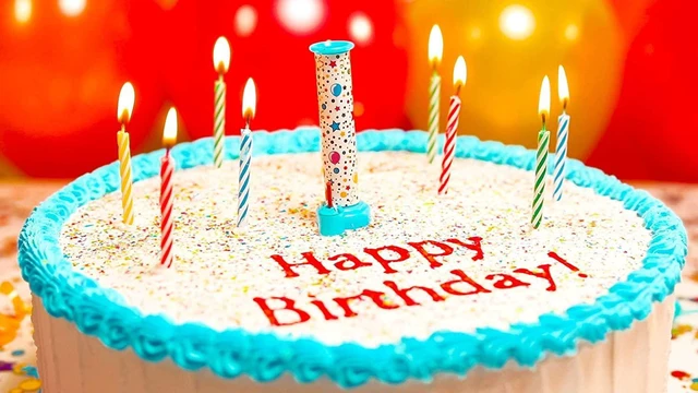 Alt view image 4 of 7 - ! Pink Confetti Candle Cake Topper, 2 Pack | Cake Topper With Edible Sprinkles, Surprise Birthday Decoration, Fits Any Size Cakes