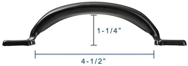 Alt view image 4 of 6 - V171 6-1/2" Pulls in Black- 2 Pack