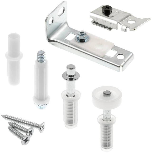 Main image of Bi-Fold Door Hardware Repair Kit, 50 lb Capacity | For 1 In. to 1-3/8 In. Thick Doors, Up To 50 Lbs.