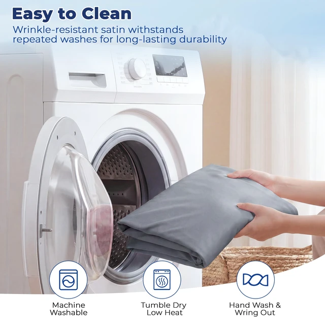 Alt view image 6 of 7 - Cooling Pillow Case Standard Size Pillow Cover with Zipper for Hot Sleepers Breathable & Gentle on Skin, All-Night Comfort (Dark Grey, 1Pcs)