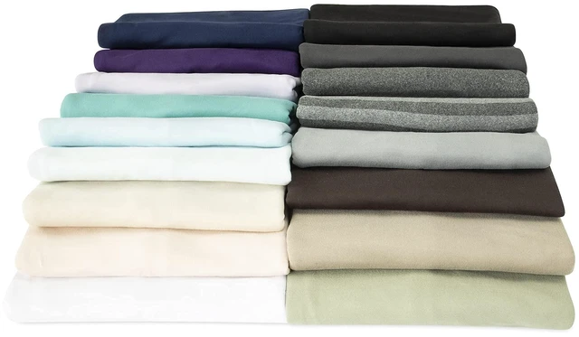 Alt view image 5 of 5 - Jersey Knit Pillow Cases Standard/Queen Set of 2, Light Gray | Ultra Soft T-Shirt Like Microfiber Blend, Envelope Closure, Suitable for Queen/Standard Pillows