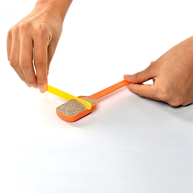 Alt view image 5 of 6 - Plastic Measuring Spoons 8-Piece,Assorted Colors