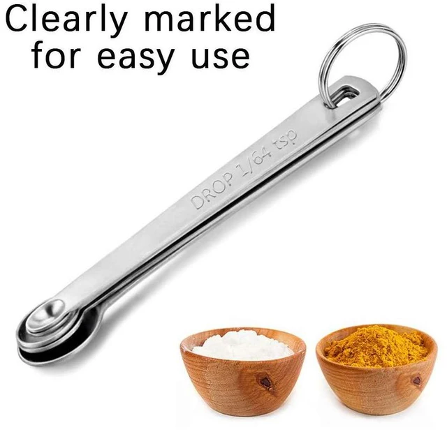 Alt view image 4 of 5 - 1Pack Mini Measuring Spoon Set, Small Teaspoon for Tiny Measurement | Stainless Steel, Rust-Free, Dishwasher-Safe, High Precision, Easy-Read Markings, Multi-Purpose, Lightweight & Durable