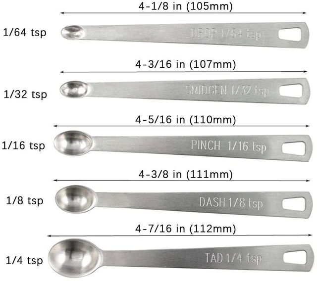 Alt view image 2 of 5 - 1Pack Mini Measuring Spoon Set, Small Teaspoon for Tiny Measurement | Stainless Steel, Rust-Free, Dishwasher-Safe, High Precision, Easy-Read Markings, Multi-Purpose, Lightweight & Durable