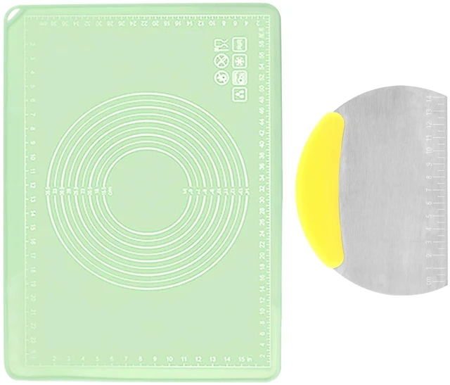Alt view image 2 of 7 - Silicone Baking Mat, Extra Thick Dough Rolling Mat, 28x20inch | with Measurements and Edge Heightening, Non-stick Food Grade Pastry Mat for Bread, Cookies, Pizza, Fondant