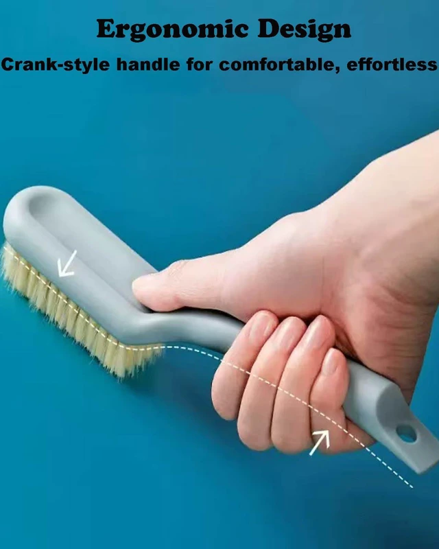 Alt view image 4 of 7 - Shoe Cleaning Brush-3 Pack Shoe Brushes with Long Handled Soft Bristle Cleaning Brush Shoe Cleaner Brush Scrub Brush for Sneakers,Tennis,Canvas,White Shoes & More