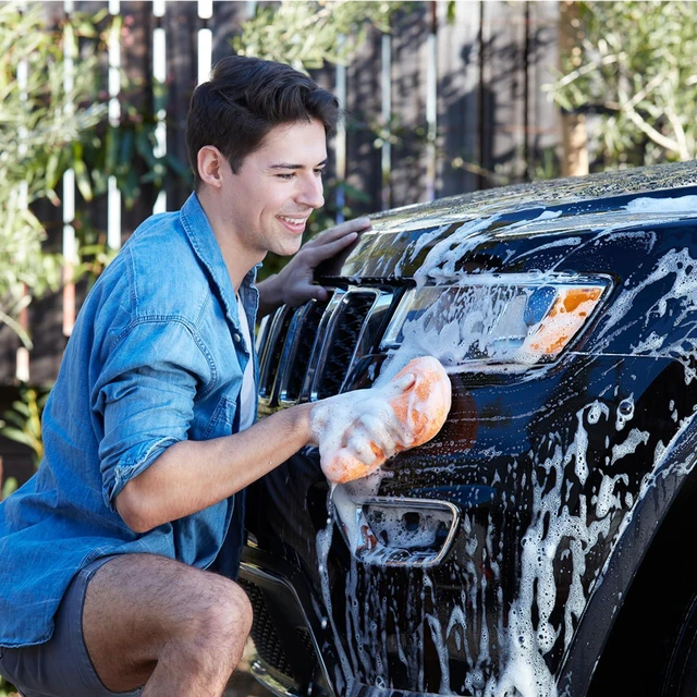 Alt view image 5 of 5 - Car Wash Pad, Microfiber Car Wash Supplies for Cars, Trucks and Motorcycles