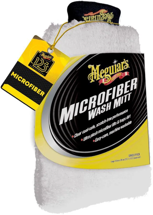Main image of Microfiber Wash Mitt, 1 Pack | Car Wash Mitt For Diy Drivers & DetailersDesigned For Scratch-Free Washing, Use On Exterior Paint & Clear Coat