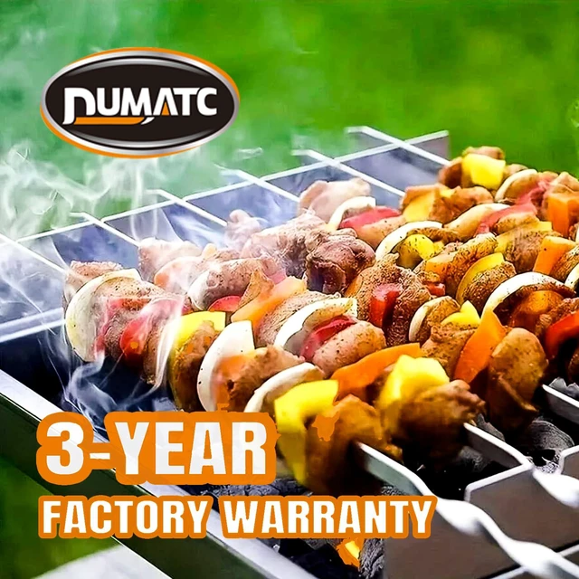 Alt view image 7 of 7 - 30-PACK 304 Stainless Steel with HolderTitan Skewers for Grilling Flat BBQ Skewers with Storage Tube | Food-Grade, Rust-Proof & Dishwasher Safe | 13.2" Kebab Sticks for Meat, Veggies & Shrimp