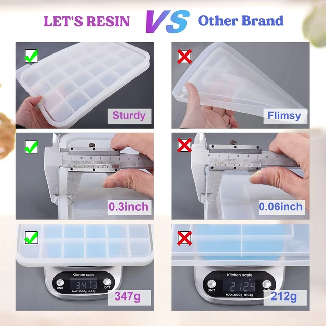 Alt view image 2 of 7 - Resin Tray Mold,Rectangle Rolling Tray Molds for Resin,Sturdy Silicone Tray Moulds with Edges,Large Rolling Tray Molds for Epoxy Casting,DIY Jewelry Holder,Home Decoration