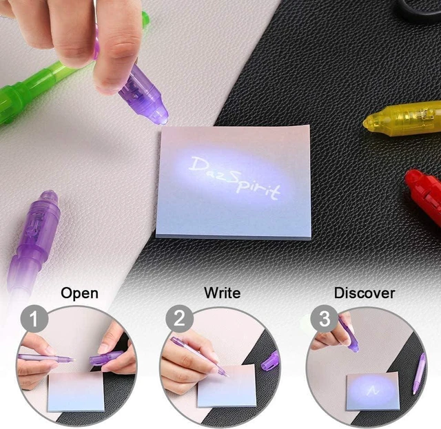 Alt view image 5 of 6 - 24 Pcs Pixel Theme party favors |12 invisible ink pen and 12 mini Notepads| Pixel Theme party Goodie Bag Stuffers, Classroom Prizes, party supplies