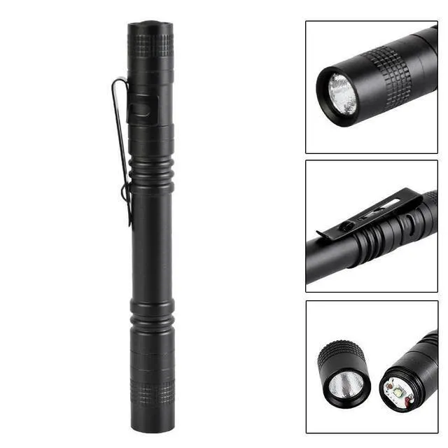 Alt view image 2 of 7 - Pen Flashlight, 2 PCS Led Pen Light Flashlights with Clip | Mini Pocket Flashlight, IPX7 Waterproof Small Penlight, Inspection Flash light for Nighttime Activities, Emergency lighting