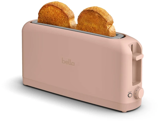 Main image of Fits-Anywhere 2-Slice Slim Toaster, Long Slot & Extra Wide, Blossom