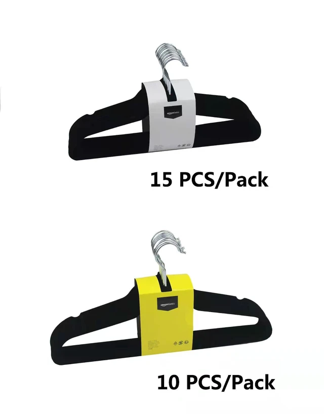 Alt view image 5 of 5 - ViewSonic Slim Velvet Non-Slip Space Saving Suit Clothes Hangers, Closet Organizer, Black, 50-Pack