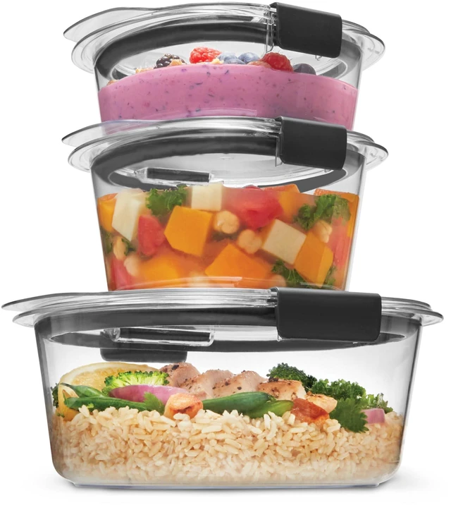 Main image of Brilliance® Round Leak Proof Food Storage Containers, 6 Piece Set