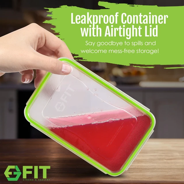 Alt view image 5 of 7 - Bento Box for Kids & Adults Reusable Lunch Containers, 3 Pack, Clear, 39 oz | 3 Compartment Food Storage Meal Prep Containers with Lids, Divided Snack Box, Dishwasher Freezer Microwave Safe, Leakproof