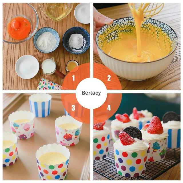 Alt view image 4 of 7 - Quality Cupcake Baking Cups Disposable Cake Baking Cup Cupcake Muffin Fit Home Party(100pcs)