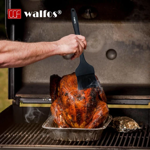 Alt view image 3 of 7 - 3 Size Basting Brush, 600°F High Heat Resistant Silicone Pastry Brushes for BBQ, Baking, Kitchen Cooking, Desserts- BPA Free&Dishwasher Safe
