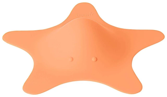 Main image of Toddler Bathtub and Sink Drain Cover - Starfish Shaped - Easy to Clean Bath Stopper - Baby Bath Essentials