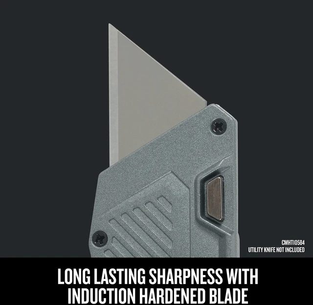 Alt view image 3 of 7 - Utility Knife Blades, 100 Pack, for Drywall, Leather, Rubber and More