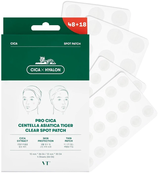Main image of Pimple Patches, 66 Count, 2 Sizes | Acne Patches, for Calm & Repair, Invisible Zit Stickers for Face, Blemish Spot Treatment
