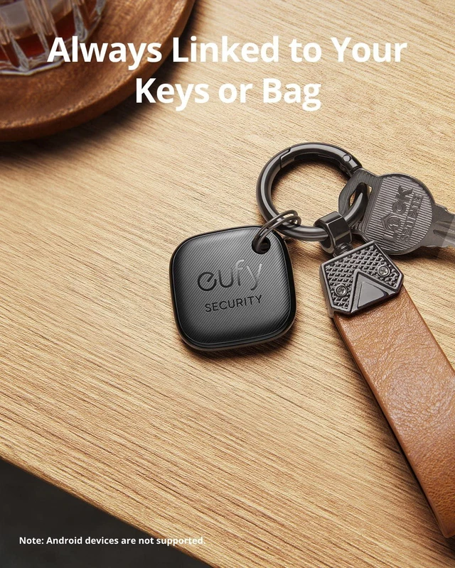 Alt view image 5 of 7 - Android not Supported, Works with Apple Find My (iOS only), Key Finder, Bluetooth Tracker for Earbuds and Luggage, Phone Finder, Water Resistant