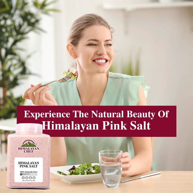 Alt view image 4 of 7 - Chef Pink Salt Fine Grain, 5 lbs Plastic Jar - Pure, Natural, , Non-GMO, Mineral-Rich, for Cooking, Seasoning, Baking, Table Use