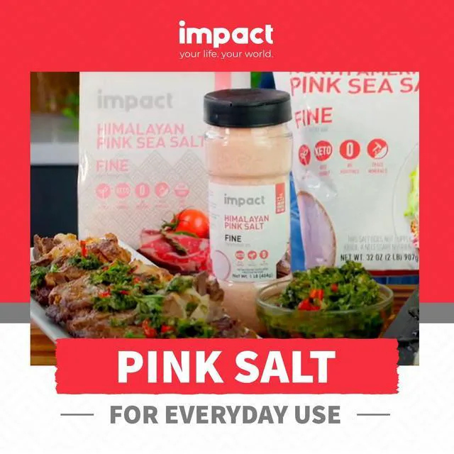 Alt view image 5 of 6 - Impact - Fine Himalayan Pink Sea Salt - Shaker - 1 lb | No Additives, Rich In Trace Minerals, Non-GMO, Gluten-Free, Convenient Shaker, Ideal For Seasoning And Cooking