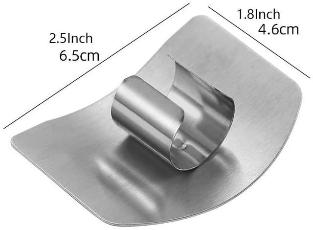 Alt view image 7 of 7 - wefaner Stainless Steel Finger Guards for Cutting, Hand Protector Finger Protector Avoid Injury When Cutting Vegetables, Meat, Slicing and Dicing Safe Chopping Tools. (2)