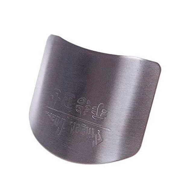 Alt view image 6 of 7 - Stainless Steel Finger Guards for Cutting | Hand Protector Finger Protector Avoid Injury When Cutting Vegetables, Meat, Slicing and Dicing Safe Chopping Tools