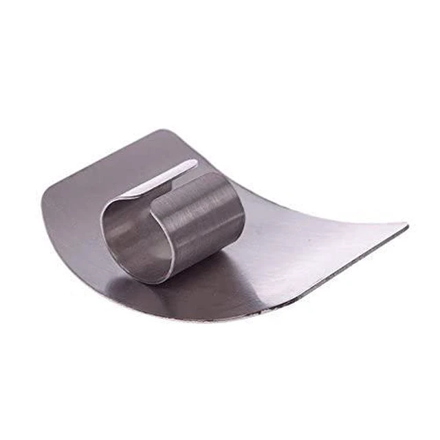 Alt view image 7 of 7 - Stainless Steel Finger Guards for Cutting | Hand Protector Finger Protector Avoid Injury When Cutting Vegetables, Meat, Slicing and Dicing Safe Chopping Tools