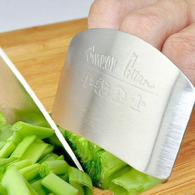 Alt view image 3 of 3 - Convenient Style Kitchen Tool Finger Guard Finger Protector Avoid Hurting When Slicing and Dicing