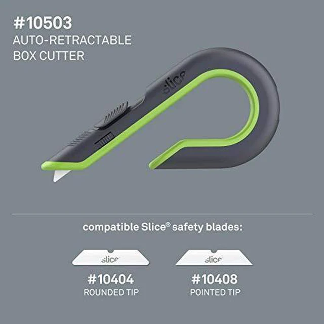 Alt view image 3 of 7 - Auto-Retractable Box Cutter, Heavy Duty Utility Knife, Safe Ceramic Blade Lasting 11x Longer than Metal, 1 Pack
