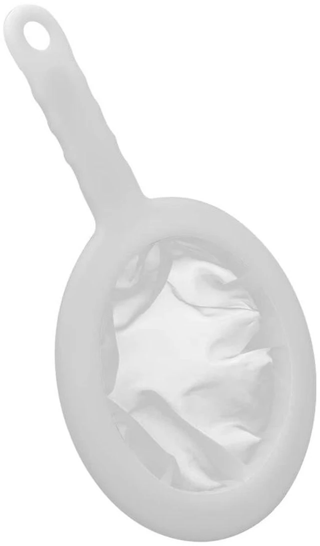 Alt view image 6 of 7 - 200 Mesh Food Filter Strainer, Reusable Fine Mesh Strainer, Nylon Mesh Sieve Plastic food strainer with Handle, Ideal for Filtering Coffee, Juice, Oils, Soy Milk