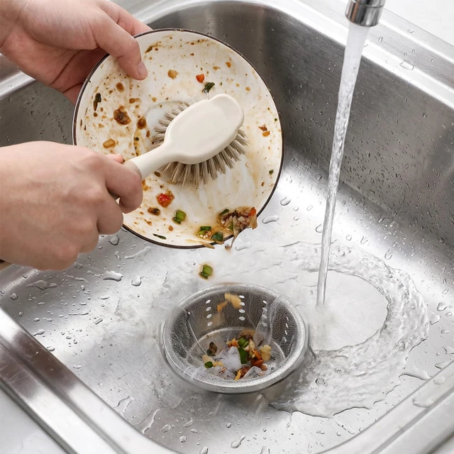 Alt view image 3 of 7 - 200 Pcs Kitchen Sink Strainer Mesh Bag, Disposable Drain Covers Anti-Clogging Drain Filter, Strainers Fine Mesh For Collecting Kitchen Food Waste Leftover Garbage
