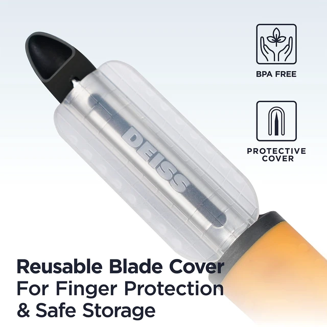 Alt view image 5 of 7 - PRO Swivel Vegetable Peeler - Sharp Stainless Steel Peeler With Easy Non-Slip Hand Grip, Potato Peelers For Kitchen, Fruit, Carrot, Apple, Veggie, Kiwi, Durable, And Dishwasher Safe (ORANGE)